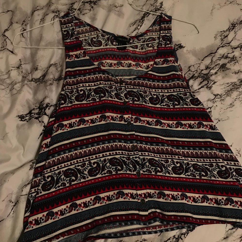 Patterned tank top